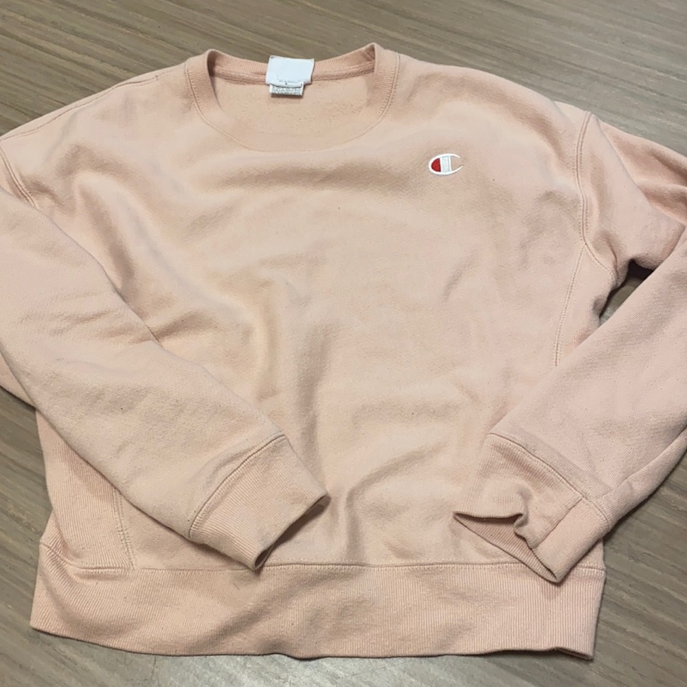 Pink champion sweatshirt